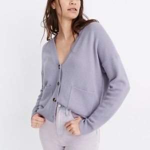 Madewell Short Kent Ex-Boyfriend Cardigan Sweater